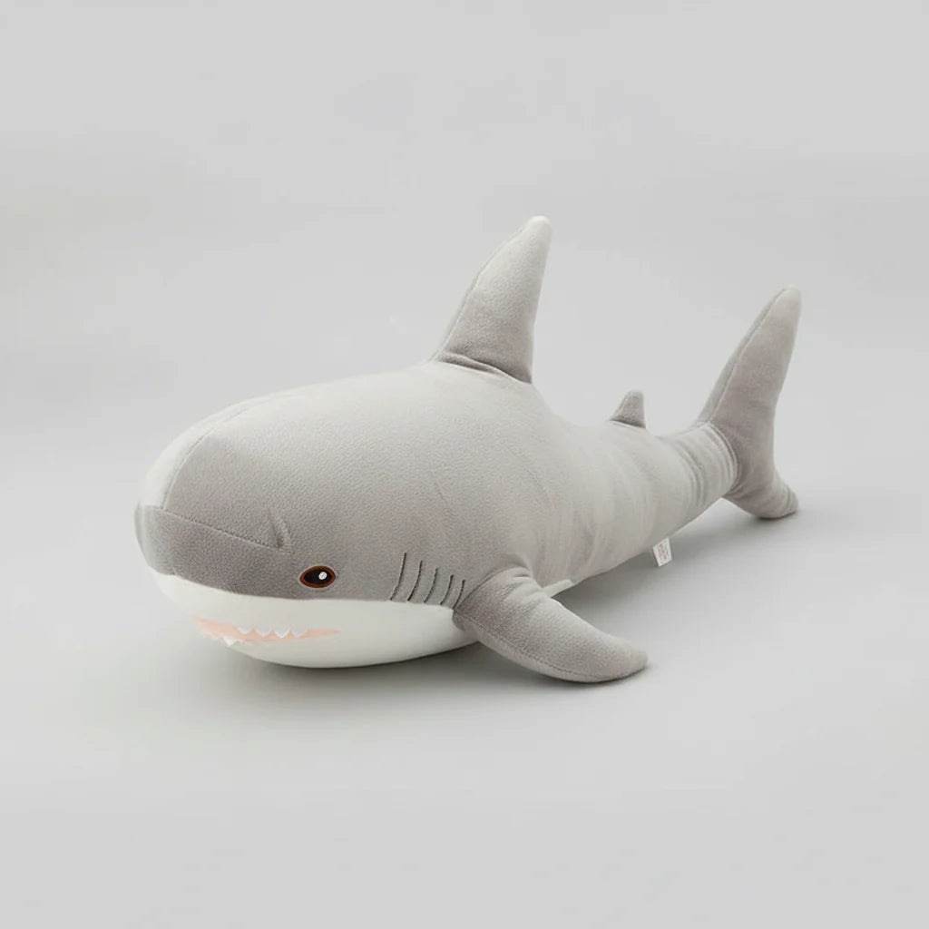 Kawaii Shark Plush Pillow – Super Soft Stuffed Animal Cuddle Toy