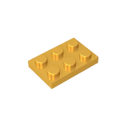 Gobricks GDS-510 Plate 2 x 3 | Compatible Building Block for DIY Projects