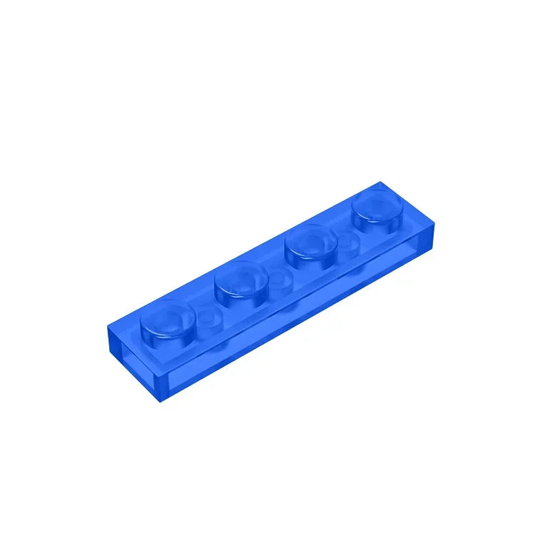 Gobricks GDS-504 Plate 1 x 4 | Compatible Building Block Pieces