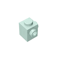 Gobricks GDS-1046 Modified Brick 1 x 1 with Studs on 2 Sides | Building Block for DIY