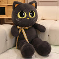 Kawaii Cat Plush Pillow – Soft Stuffed Cartoon Cat Sofa Cushion Doll (3 Colors, 60–100cm)