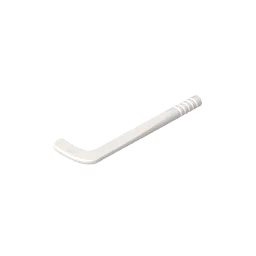 Gobricks GDS-90086 Minifig Hockey Stick | Tapered Shaft Building Block Accessory Compatible with Lego 93559