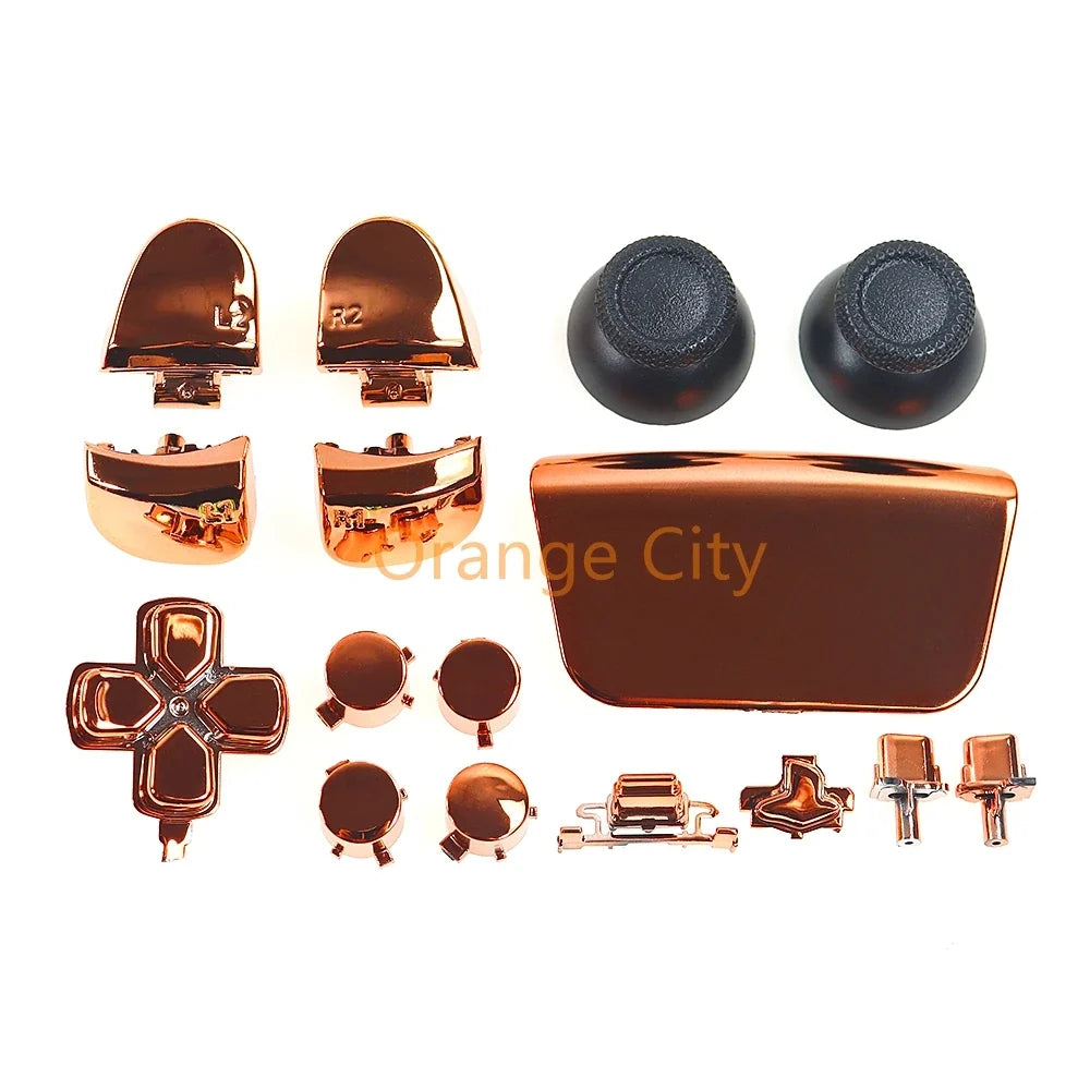 1Set Gamepad Full Set Buttons for PS5 3.0 V3.0 Electroplated Button Kit | Game Controller Accessories