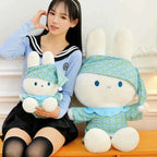 Kawaii Pajamas White Bunny Plush Toy – Soft Stuffed Rabbit Sleeping Pillow Cuddle Doll (40–80cm)