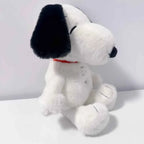 Breathing White Dog Plush Toy – Light & Sound Sleep Companion
