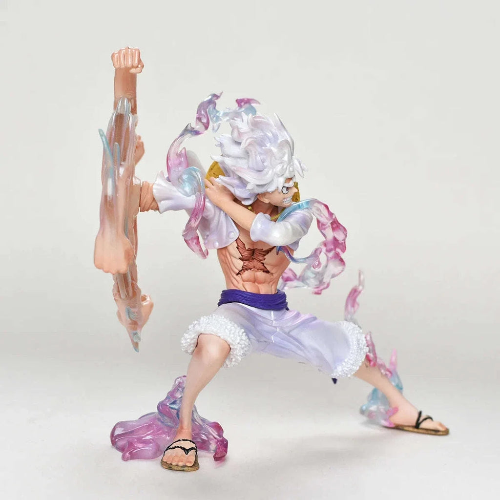 Monkey D. Luffy Anime Figure Gear 5, One Piece Action Figurine PVC Collection 19 CM
