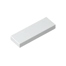 Gobricks GDS-562 Tile 1 x 3 Building Blocks | Compatible with Lego 63864