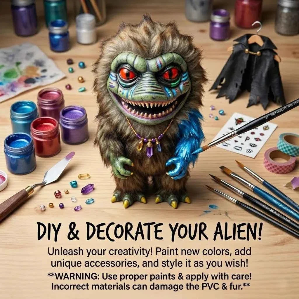 Retro Horror Monster Figurine – Creature Display Decor for Collectors