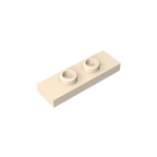 Gobricks GDS-1504 Plate, Modified 1 x 3 with 2 Studs (Double Jumper) | Compatible Building Block Piece