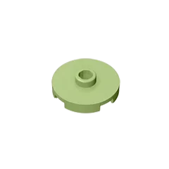 Gobricks GDS-1041 Tile Round 2x2 with Open Stud | Compatible Building Block for DIY Educational Kits