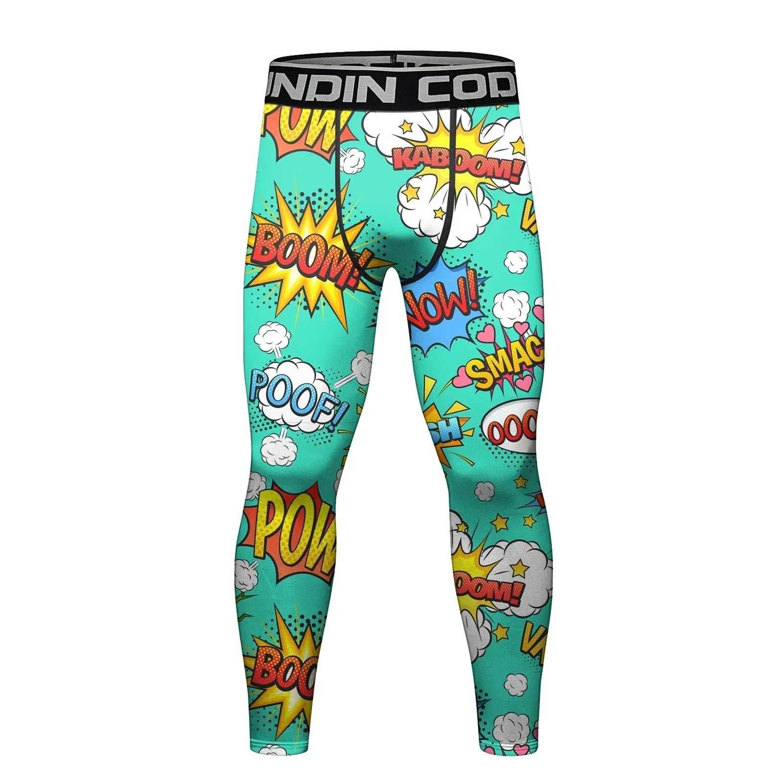 Men's Compression Running Tights - KABOOM! / Medium
