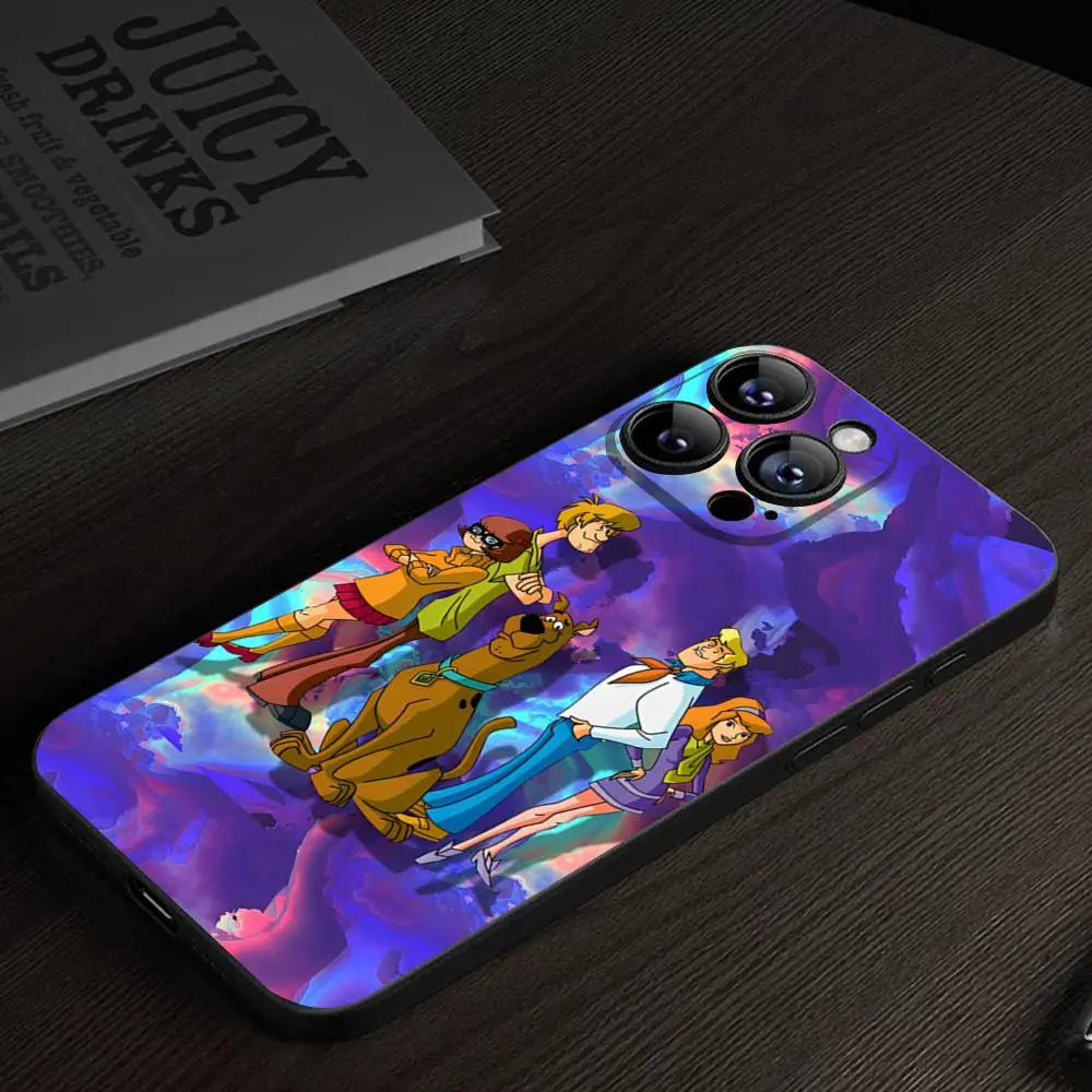 S-Scoobys Cartoon Cute-Dooo Phone Case For IPhone 15 16 13 Pro Max 14 12 11 Xr X 8 7 6 Plus Luxury Back Cover