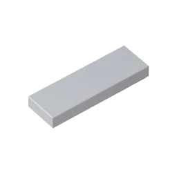 Gobricks GDS-562 Tile 1 x 3 Building Blocks | Compatible with Lego 63864