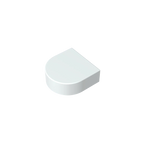 Gobricks Tile Round 1 x 1 Half Circle Extended | Compatible Brick Building Block