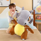 Bone Helmet Monster Plush Pillow – Soft Anime Stuffed Doll
