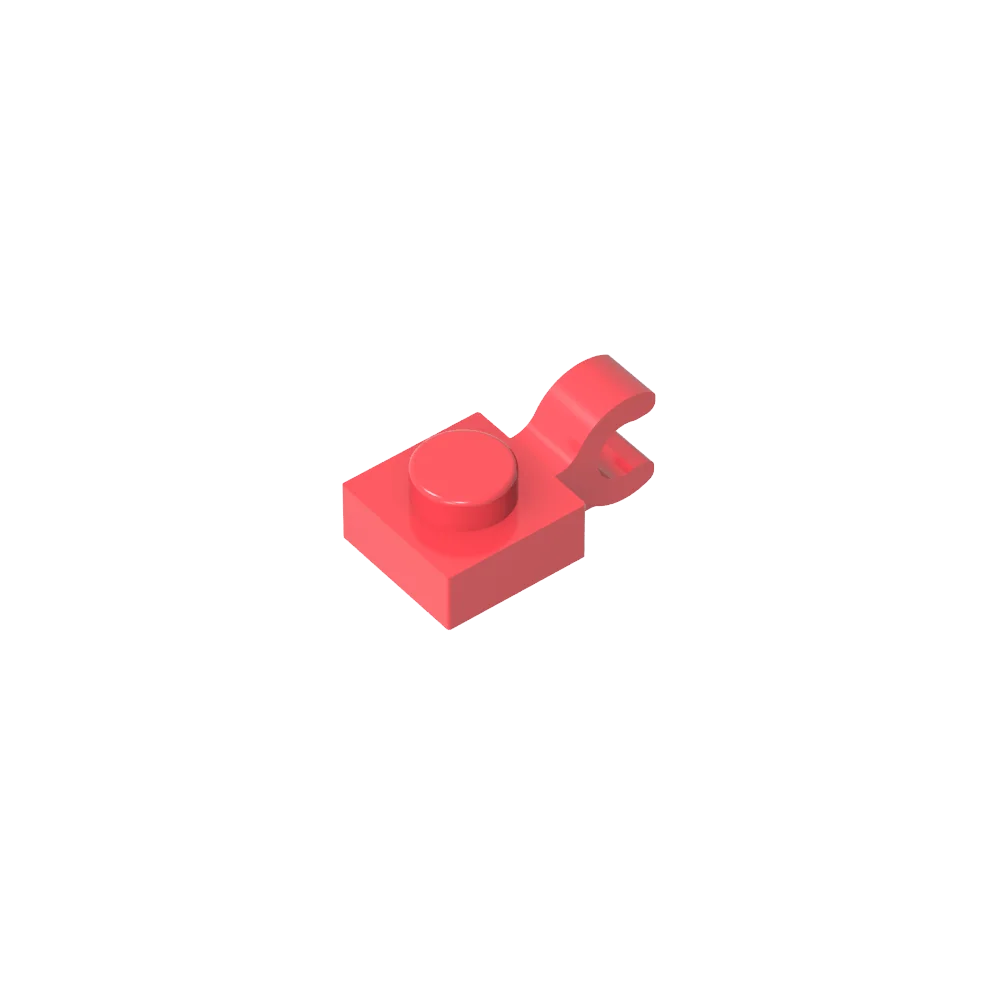 Gobricks GDS-813 1x1 Plate with Vertical Holder | Compatible with Lego 6019 and 61252