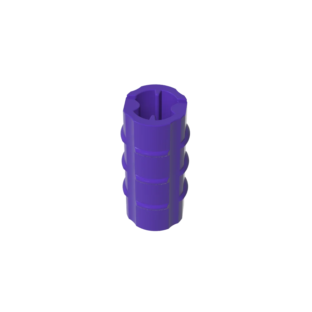 Gobricks Cross Axle Extension M 3 Ribs | Compatible Technical Building Block Connector