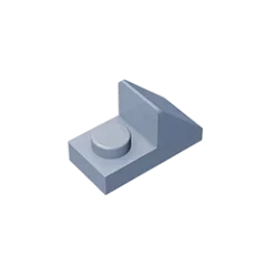 Gobricks GDS-832 Slope 45 2x1 with 2/3 Cutout | Compatible Building Block for DIY