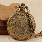 Retro Fashion Quartz Men's Pocket Watch Casual Punk Popular Unisex Pendant Fob Chain Watch CF1702