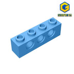 Gobricks GDS-625 Technical Brick 1x4 3-Hole | Compatible with Lego 3701