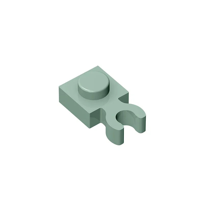 Gobrick GDS-814 PLATE 1X1 W. HOLDER | Building Block for DIY Creations