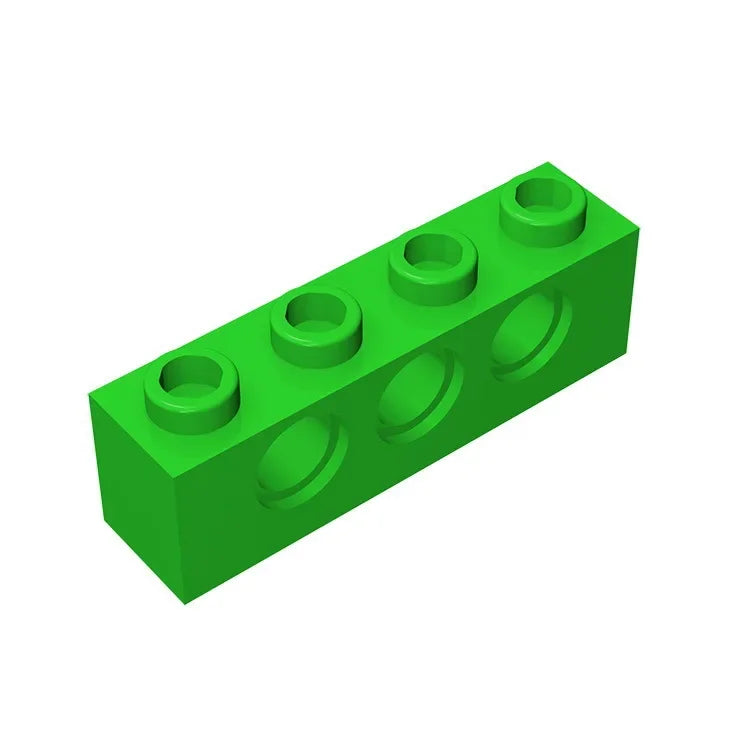 Gobricks GDS-625 Technical Brick 1x4 3-Hole | Compatible with Lego 3701