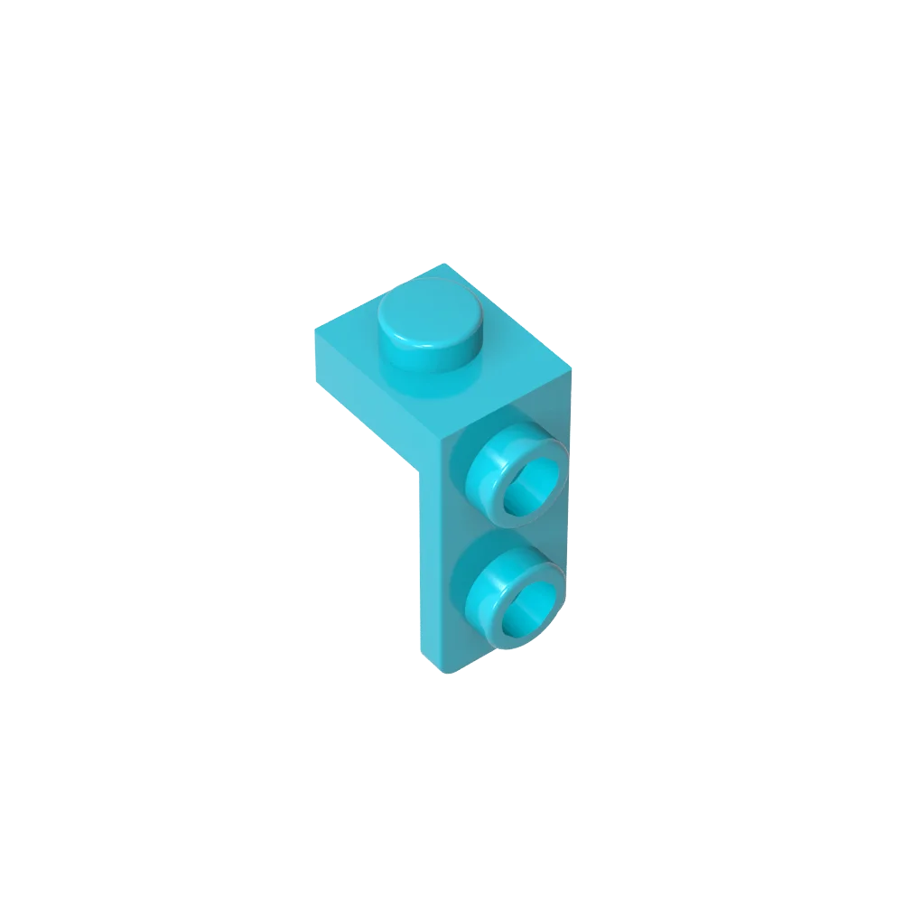 Gobricks Bracket 1 x 1 - 1 x 2 | Compatible Building Block