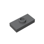 Gobricks PLATE 1X2 W. 1 KNOB | Modified Building Block Compatible with Lego 15573