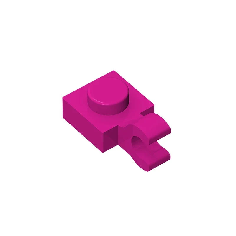 Gobricks GDS-813 1x1 Plate with Vertical Holder | Compatible with Lego 6019 and 61252
