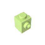 Gobricks GDS-1046 Modified Brick 1 x 1 with Studs on 2 Sides | Building Block for DIY