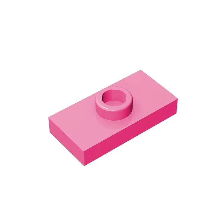 Gobricks PLATE 1X2 W. 1 KNOB | Modified Building Block Compatible with Lego 15573