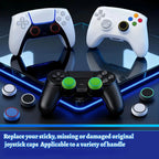 28 Pack Silicone Anti-Slip Thumb Grips for PS5 PS4 Controller | Multicolor Joystick Caps