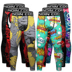 Men's Compression Running Tights - Jui Jit Su / Medium