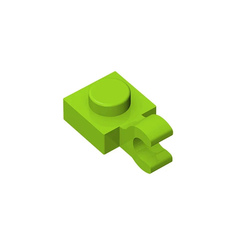 Gobricks GDS-813 1x1 Plate with Vertical Holder | Compatible with Lego 6019 and 61252