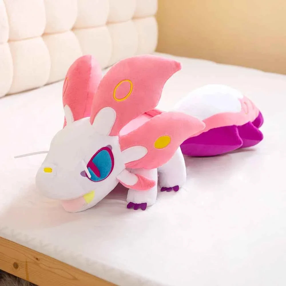 Mizutsune Fox Plush Toy – 16.5" (42cm) Soft Fantasy Animal Pillow Doll