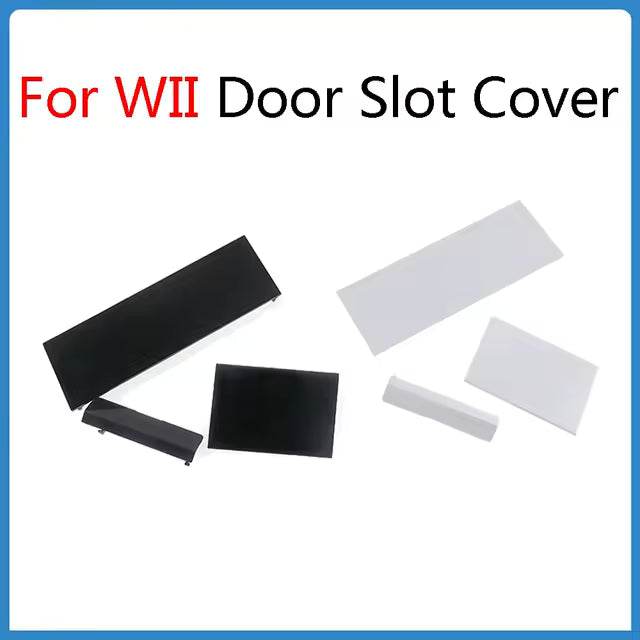 Replacement Doors Compatible With Nintendo Wii (Black) - Role-Players