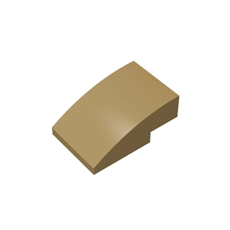 Gobricks GDS-1123 Slope, Curved 3 x 2 Building Block | Compatible with Lego 24309