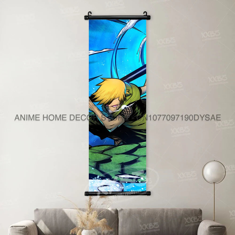 Uzumaki Naruto Posters: Sasuke & Madara Wall Art Scroll