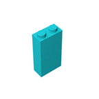 Gobricks GDS-1405 Brick 1 x 2 x 3 | Compatible Building Block for DIY