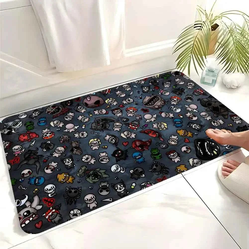 Pixel Game Entrance Floor Mat – Washable Non-Slip Area Rug for Bedroom and Living Room