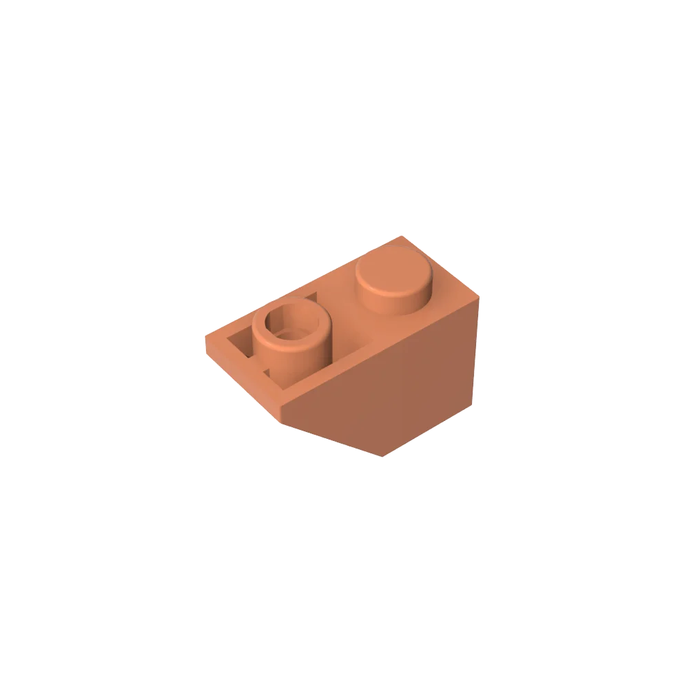 Gobricks GDS-597 Slope, Inverted 45 2x1 | Compatible Building Block for DIY