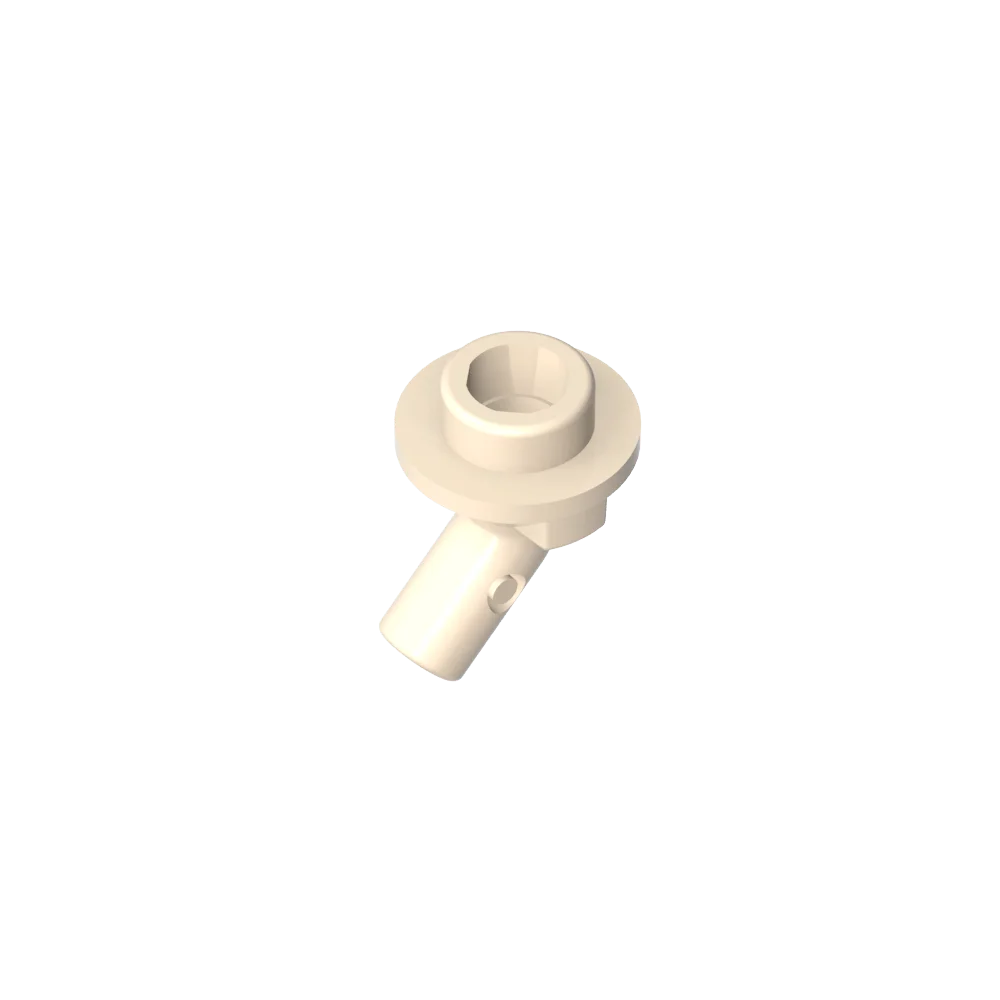 Gobricks GDS-2192 Bar, Angled with Stud on End | Compatible with Lego 65578 Technical Building Block