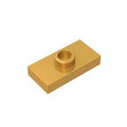 Gobricks PLATE 1X2 W. 1 KNOB | Modified Building Block Compatible with Lego 15573