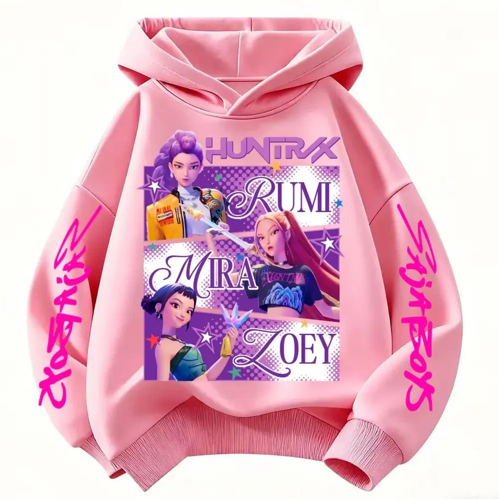 KPop Demon Hunters Hoodie: Kids Fashion Sweatshirt