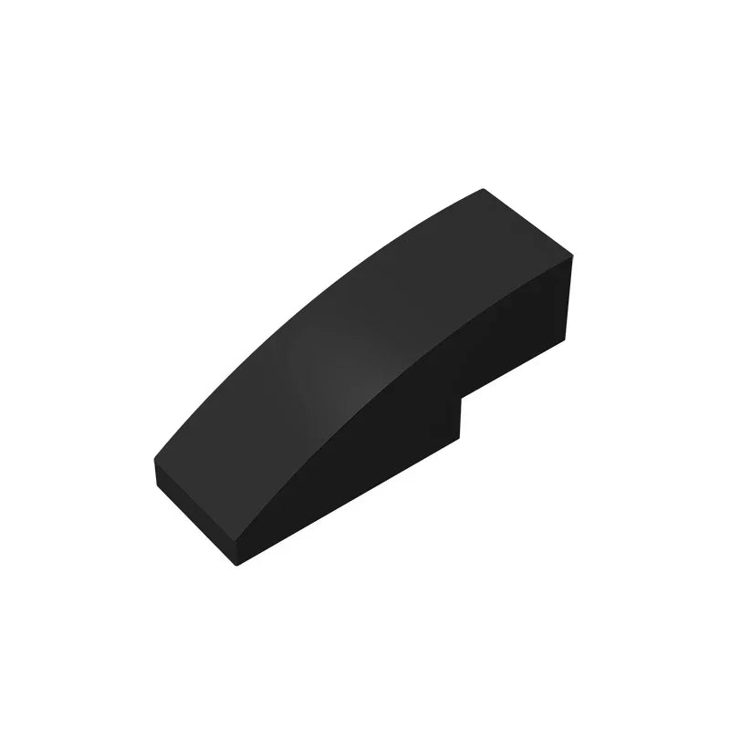 Gobricks GDS-657 Slope, Curved 3 x 1 | Compatible Building Block for Creative Construction