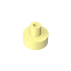 Gobricks Tile Round 1x1 with Bar and Pin Holder | Compatible Building Block