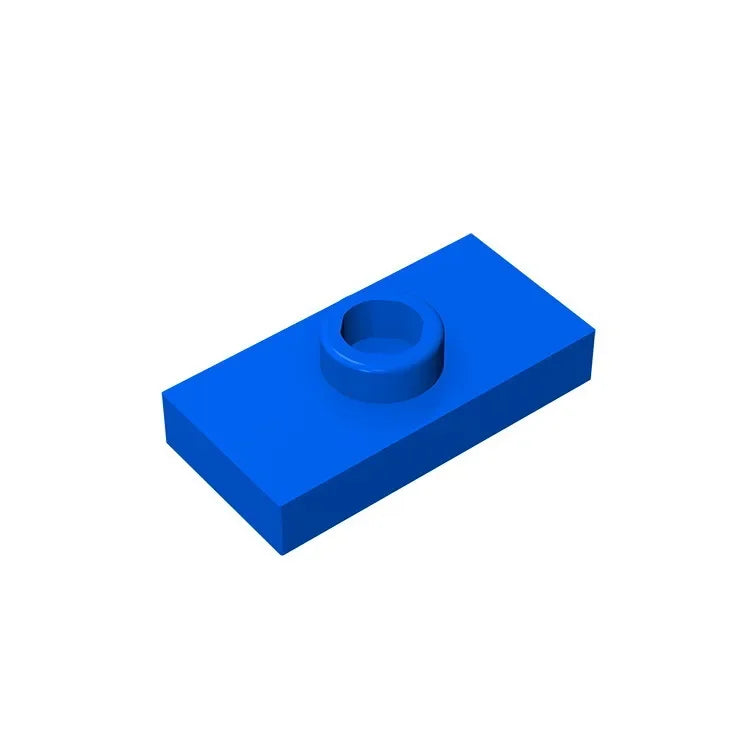 Gobricks PLATE 1X2 W. 1 KNOB | Modified Building Block Compatible with Lego 15573