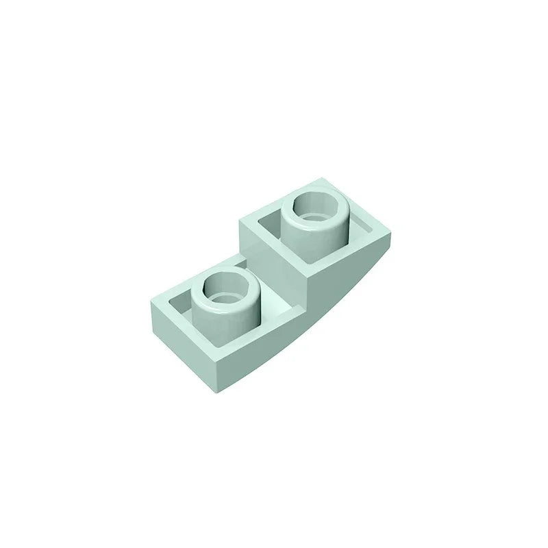 Gobricks GDS-795 Slope, Curved 2 x 1 Inverted | Compatible Building Block for DIY Projects