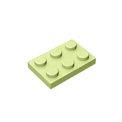 Gobricks GDS-510 Plate 2 x 3 | Compatible Building Block for DIY Projects