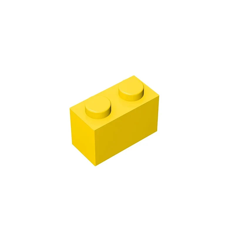 Educational Assemblage Gobricks Brick 1 x 2 without Bottom Tube | Compatible with Lego 3004 3065 35743